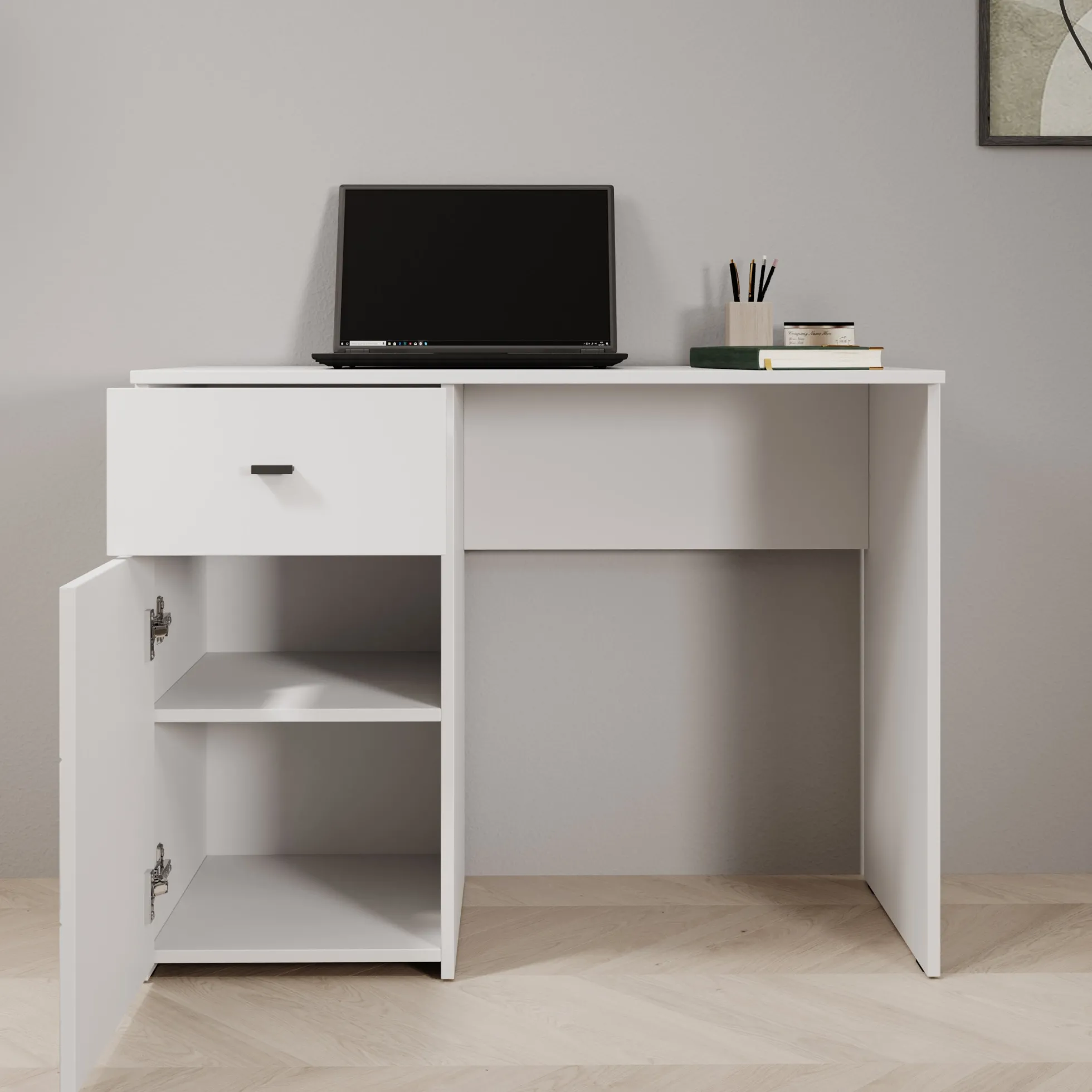 Denso - Bureau - Wit - 98x45x74 cm