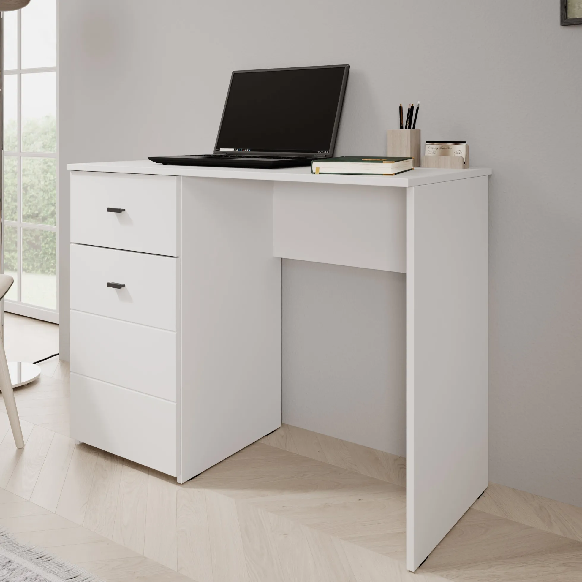 Denso - Bureau - Wit - 98x45x74 cm