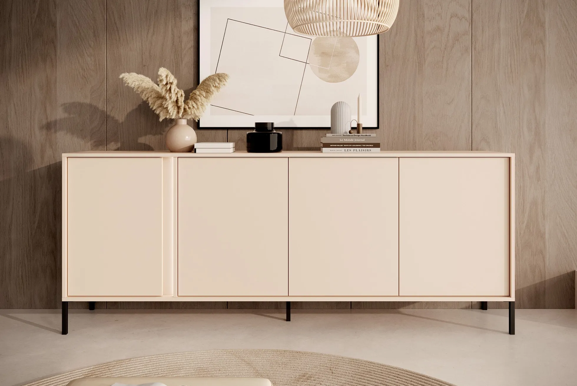 Desert - Dressoir - Beige - 203x40x81 cm