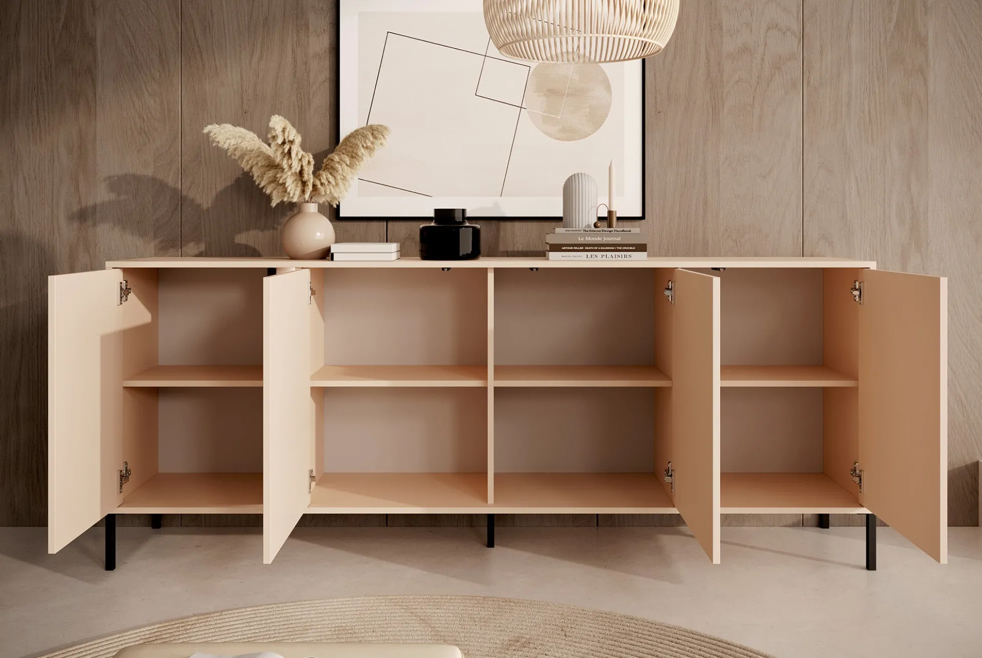 Desert - Dressoir - Beige - 203x40x81 cm