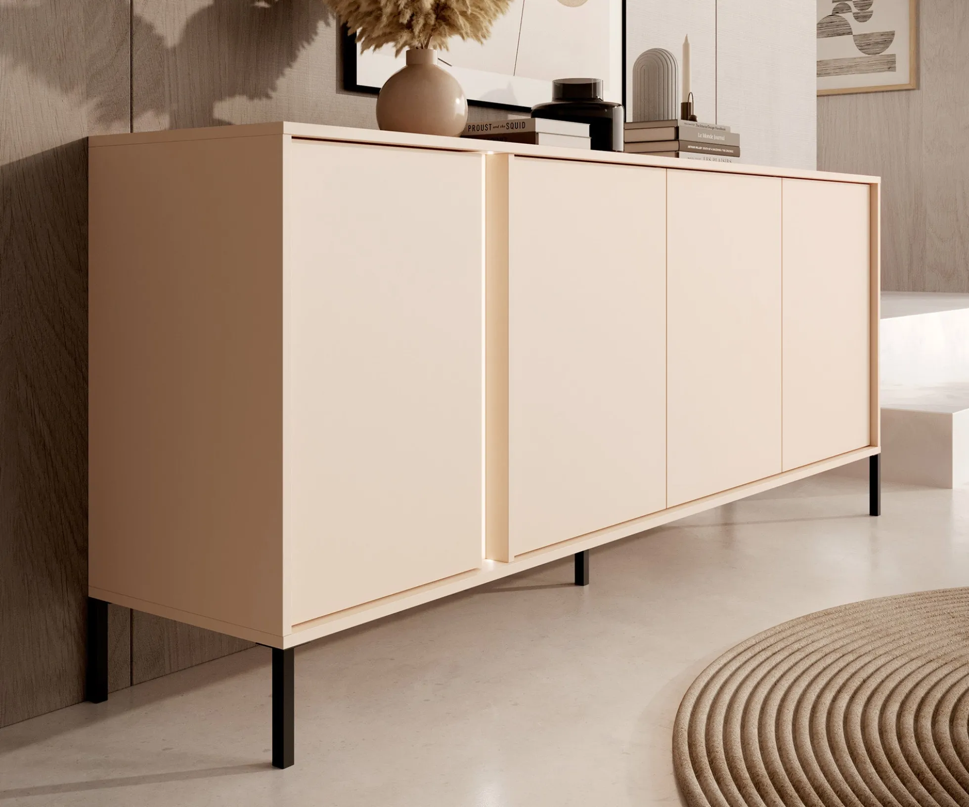 Desert - Dressoir - Beige - 203x40x81 cm