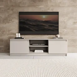 Diaz - TV-Meubel - Beige - 120x38x36 cm
