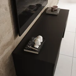 Diaz - TV-Meubel - Zwart - 120x38x36 cm