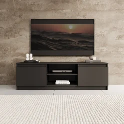 Diaz - TV-Meubel - Zwart - 120x38x36 cm
