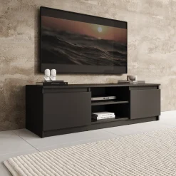 Diaz - TV-Meubel - Zwart - 120x38x36 cm