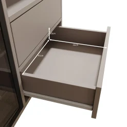 Dimora - Dressoir - Beige - 100x40x80 cm