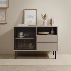 Dimora - Dressoir - Beige - 100x40x80 cm