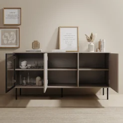 Dimora - Dressoir - Beige - 151x40x75 cm