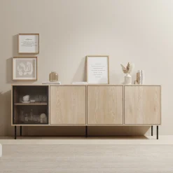 Dimora - Dressoir - Eikenpatroon - 200x40x75 cm