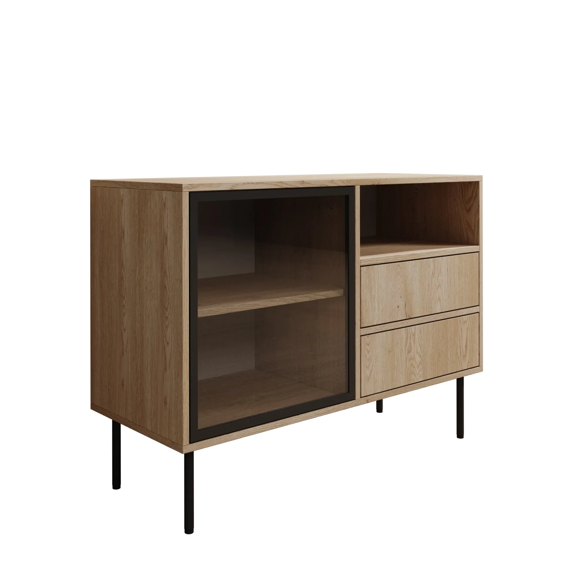 Dimora - Dressoir - Eikenpatroon - 100x40x80 cm