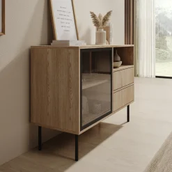 Dimora - Dressoir - Eikenpatroon - 100x40x80 cm