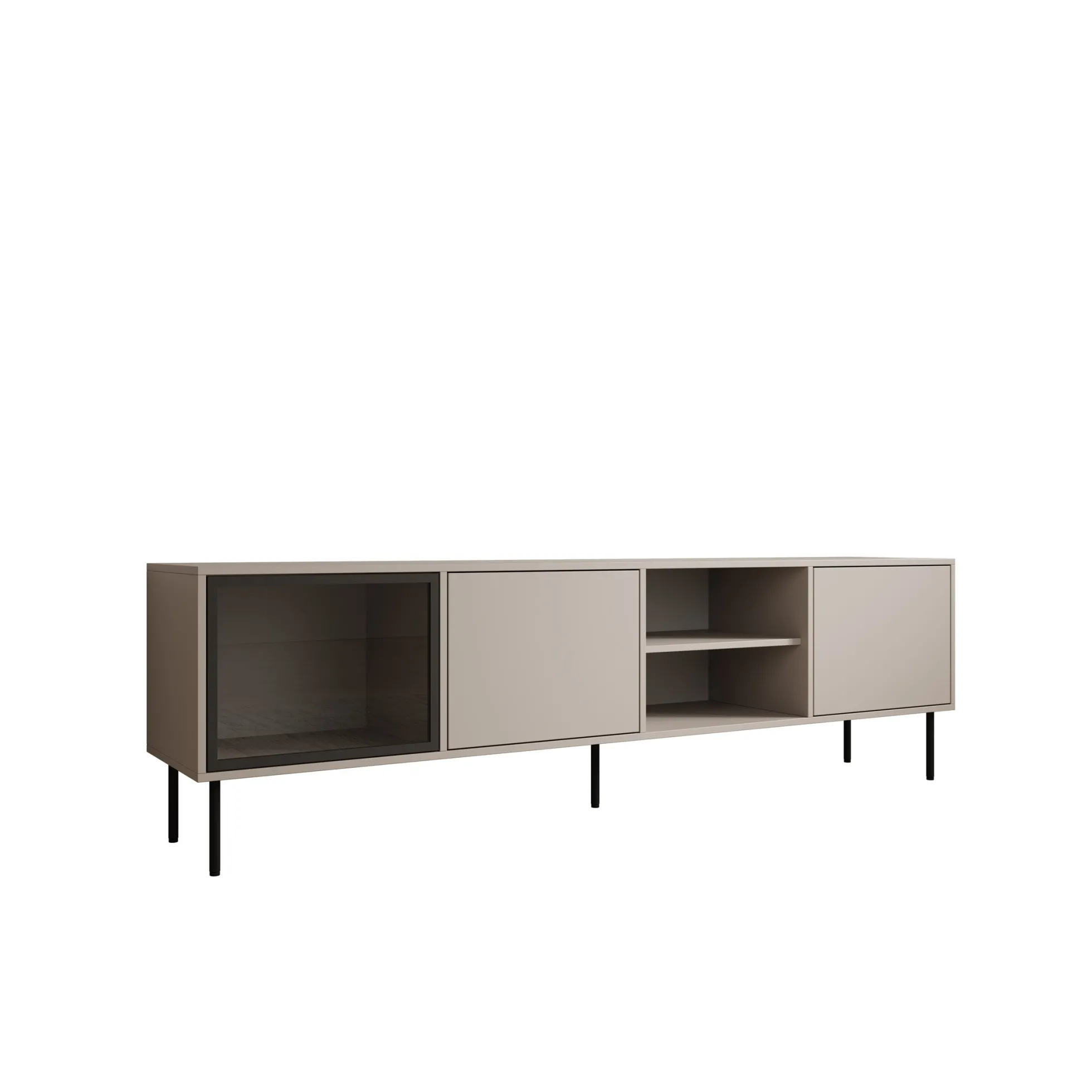 Dimora - TV-Meubel - Beige - 201x40x60 cm