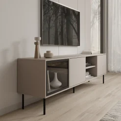 Dimora - TV-Meubel - Beige - 201x40x60 cm