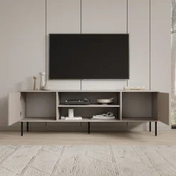 Dimora - TV-Meubel - Beige - 183x40x60 cm