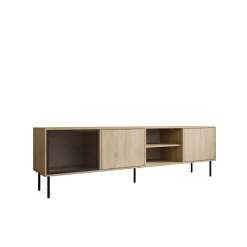 Dimora - TV-Meubel - Eikenpatroon - 201x40x60 cm