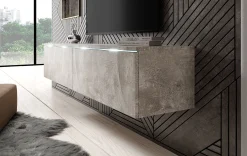 Dixon - TV-Meubel - Betonlook - 140 cm