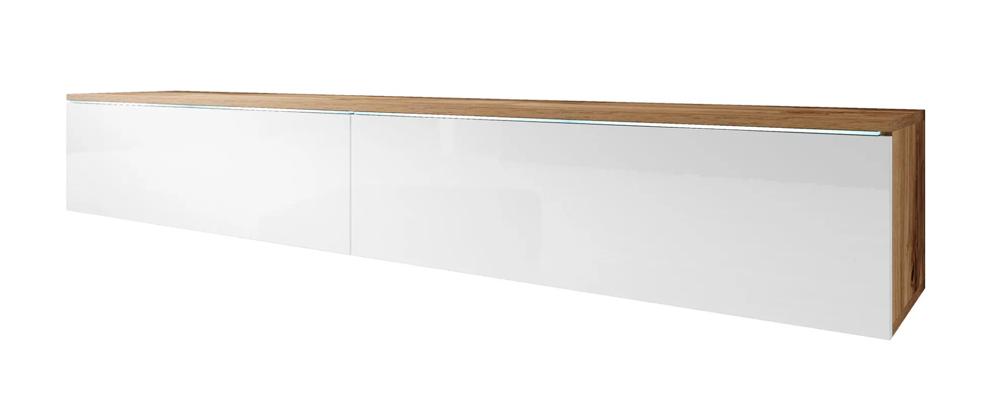 Dixon - TV-Meubel - Eiken/wit - 180 cm