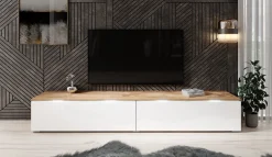 Dixon - TV-Meubel - Eiken/wit - 180 cm