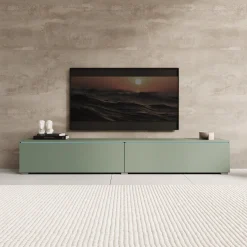 Dixon - TV-Meubel - Groen - 180x33x30 cm