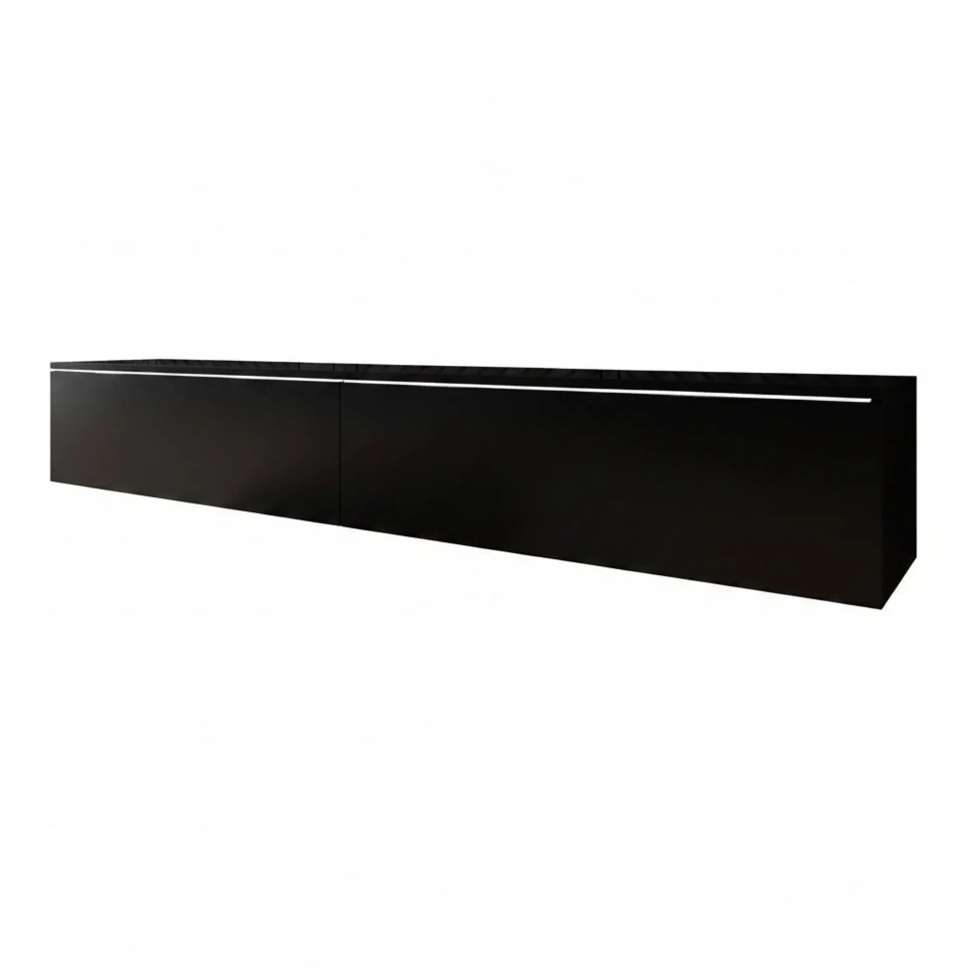 Dixon - TV-Meubel - Mat zwart - 180 cm
