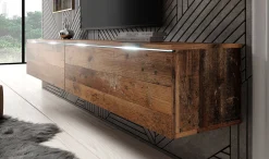Dixon - TV-Meubel - Old wood - 180 cm