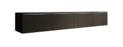 Dixon - TV-Meubel - Zwart visgraat - 180 cm