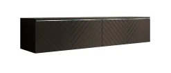Dixon - TV-Meubel - Zwart visgraat - 140 cm