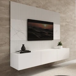 Dominic - TV-Meubel - Wit