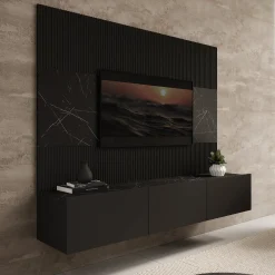 Dominic - TV-Meubel - Zwart