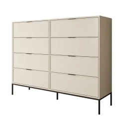Dominica - Ladekast met 8 lades - Beige - 150x40x115 cm