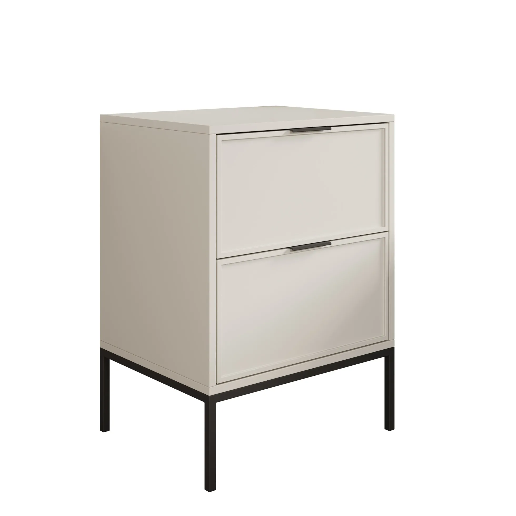 Dominica - Nachtkastje - Beige - 50x40x69 cm