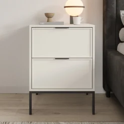 Dominica - Nachtkastje - Beige - 50x40x69 cm