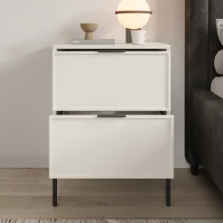 Dominica - Nachtkastje - Beige - 50x40x69 cm