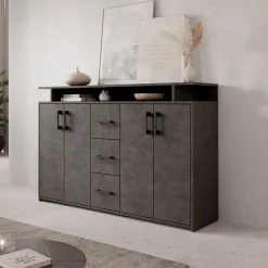 Duna - Dressoir - Grijs - 139x34x90 cm