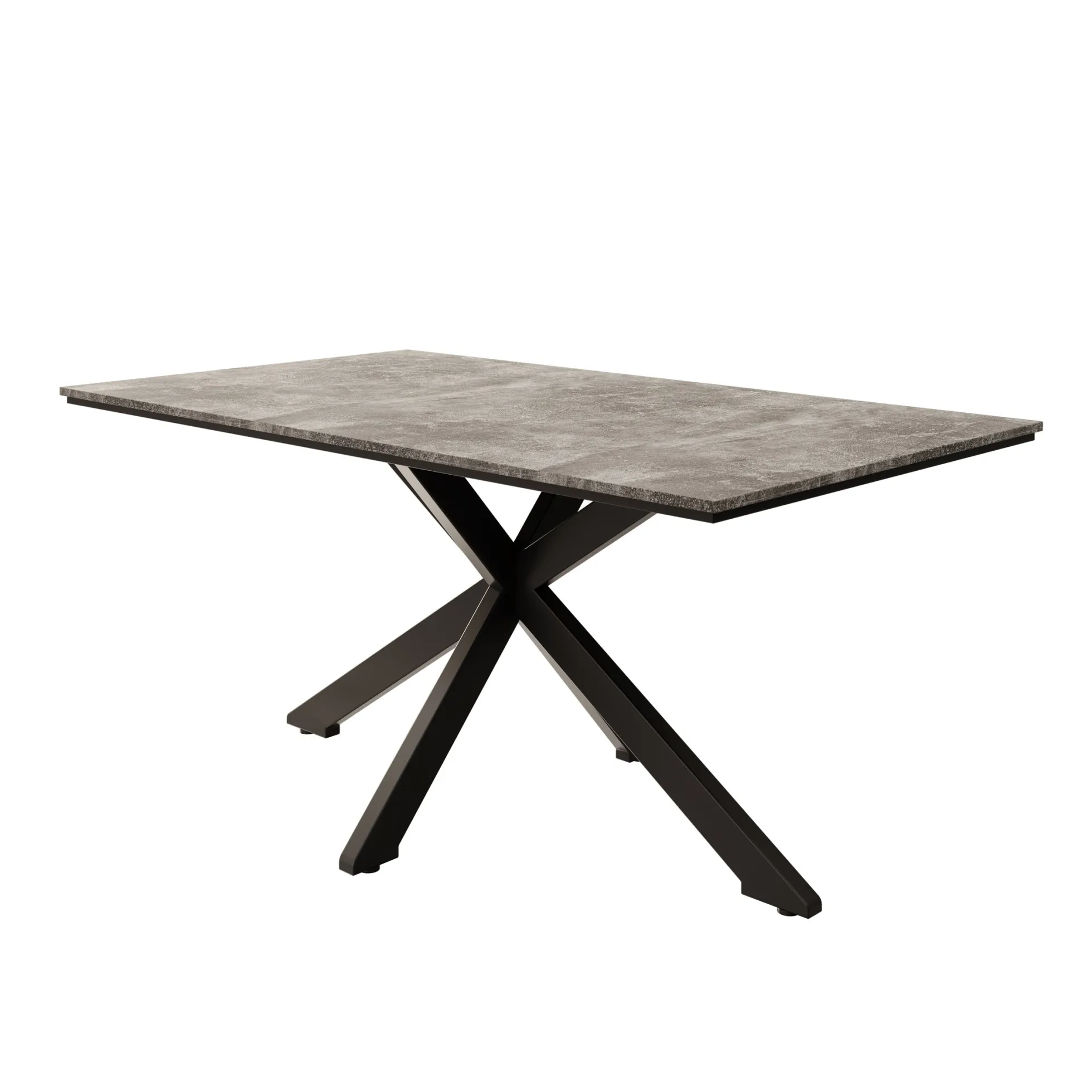Eetkamertafel Wabe - Betonlook - 160x90x74 cm