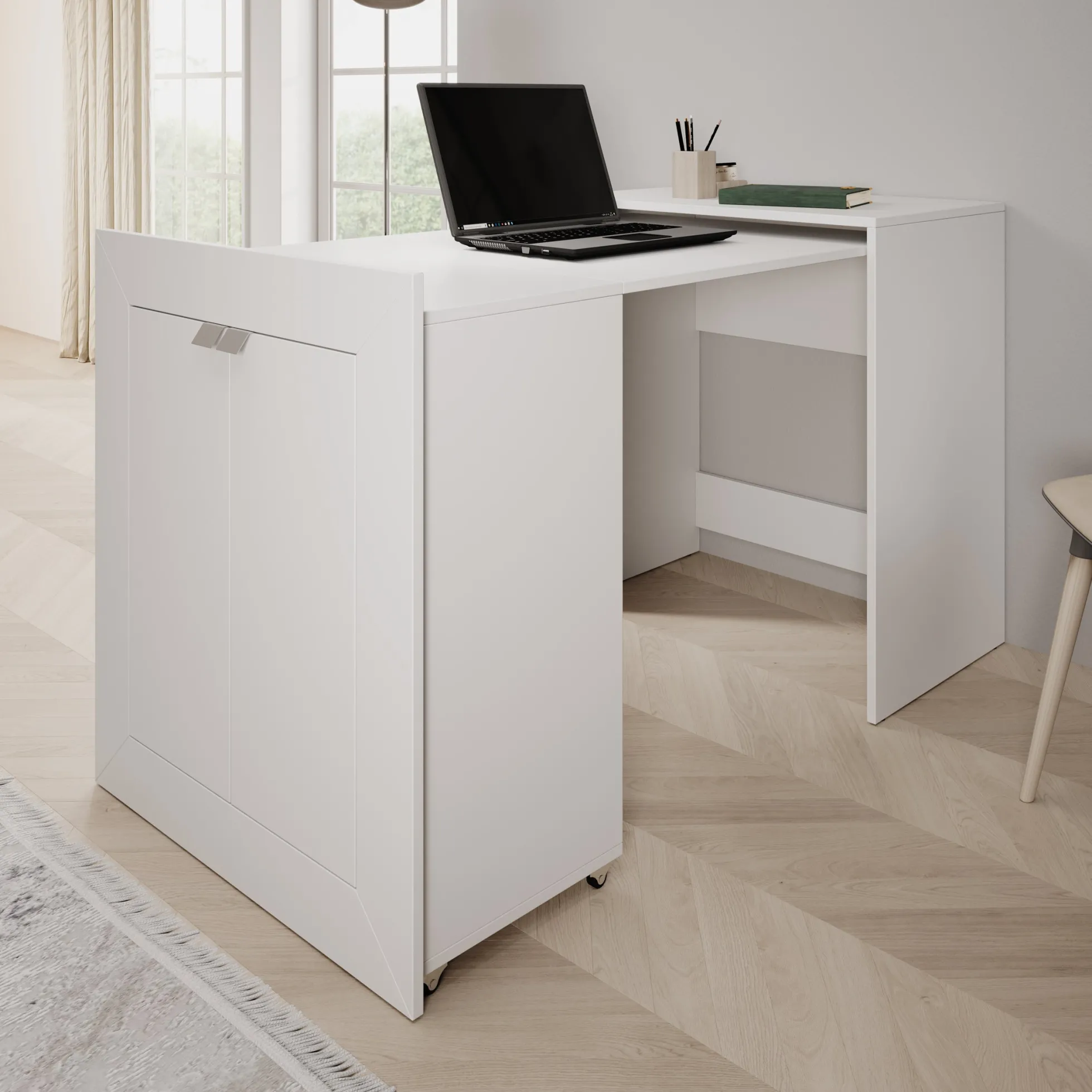Emino - Bureau - Wit - 72x47x79 cm