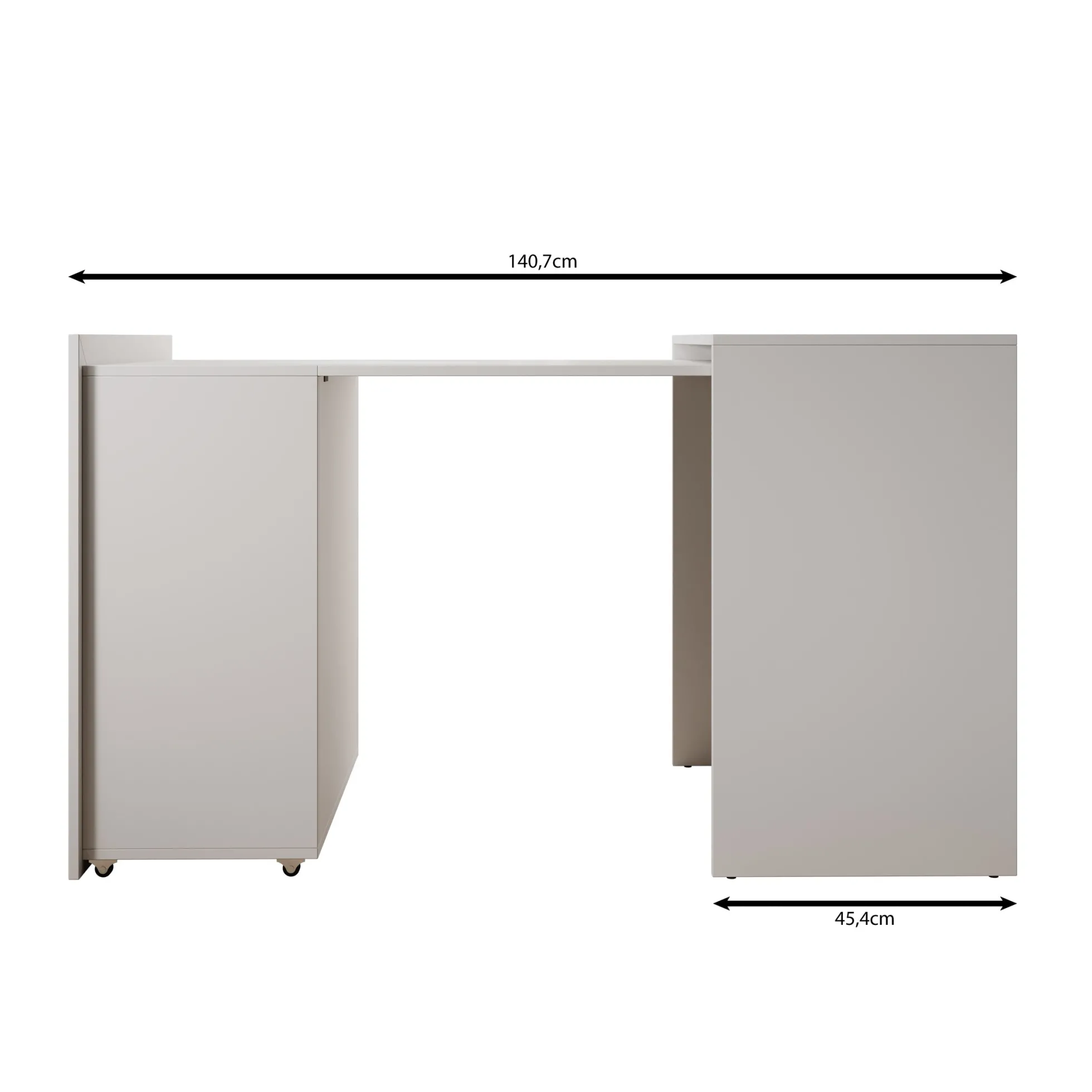 Emino - Bureau - Wit - 72x47x79 cm