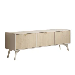 Essence - TV-Meubel - Beige/licht eiken - 158 cm