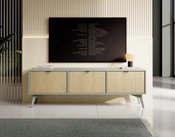 Essence - TV-Meubel - Groen/licht eiken - 158 cm