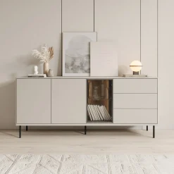 Estrella - Dressoir - Beige - 194x41x83 cm