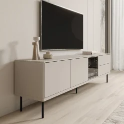 Estrella - TV-Meubel - Beige - 194x41x56 cm