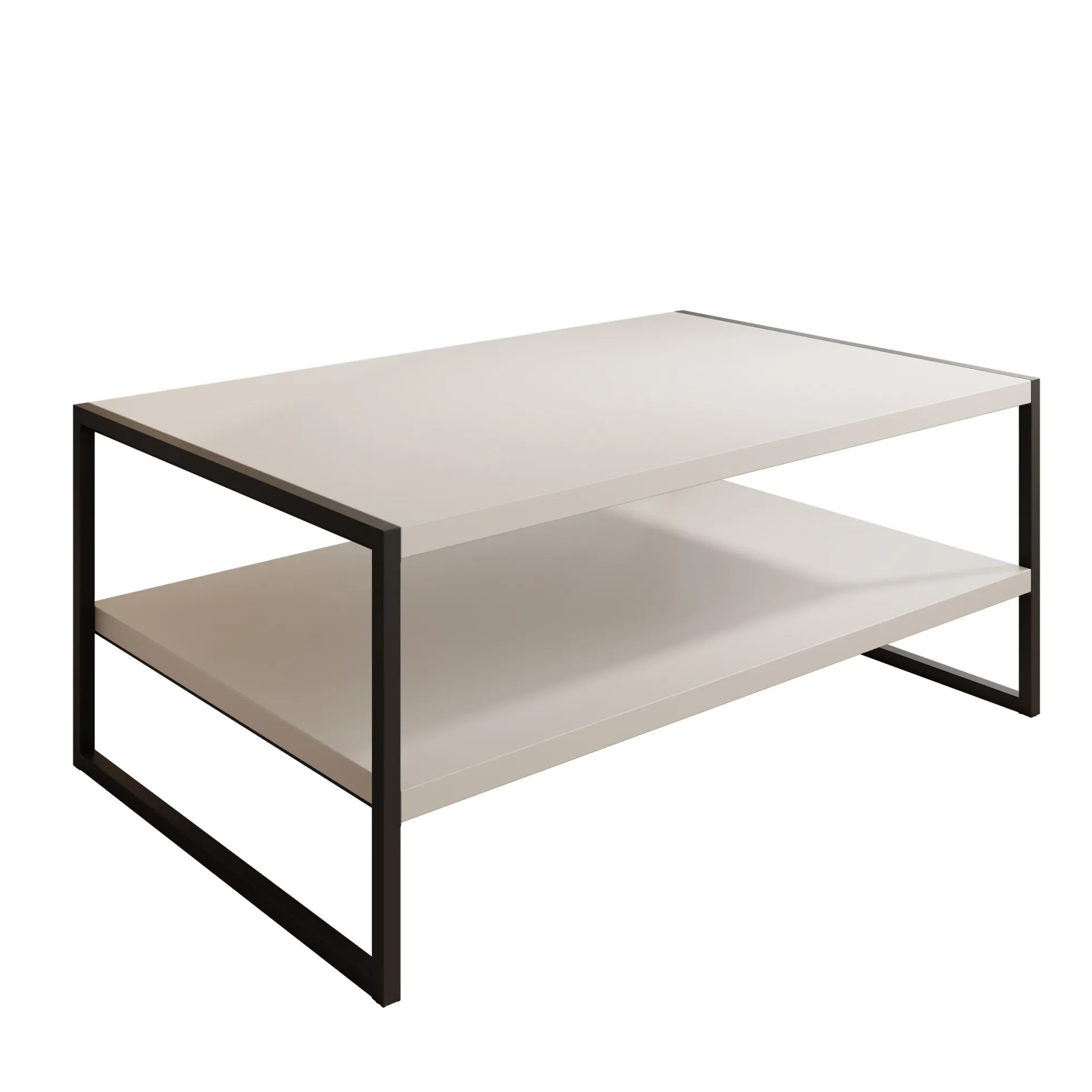 Etsu - Salontafel - Beige - 100x65x43 cm
