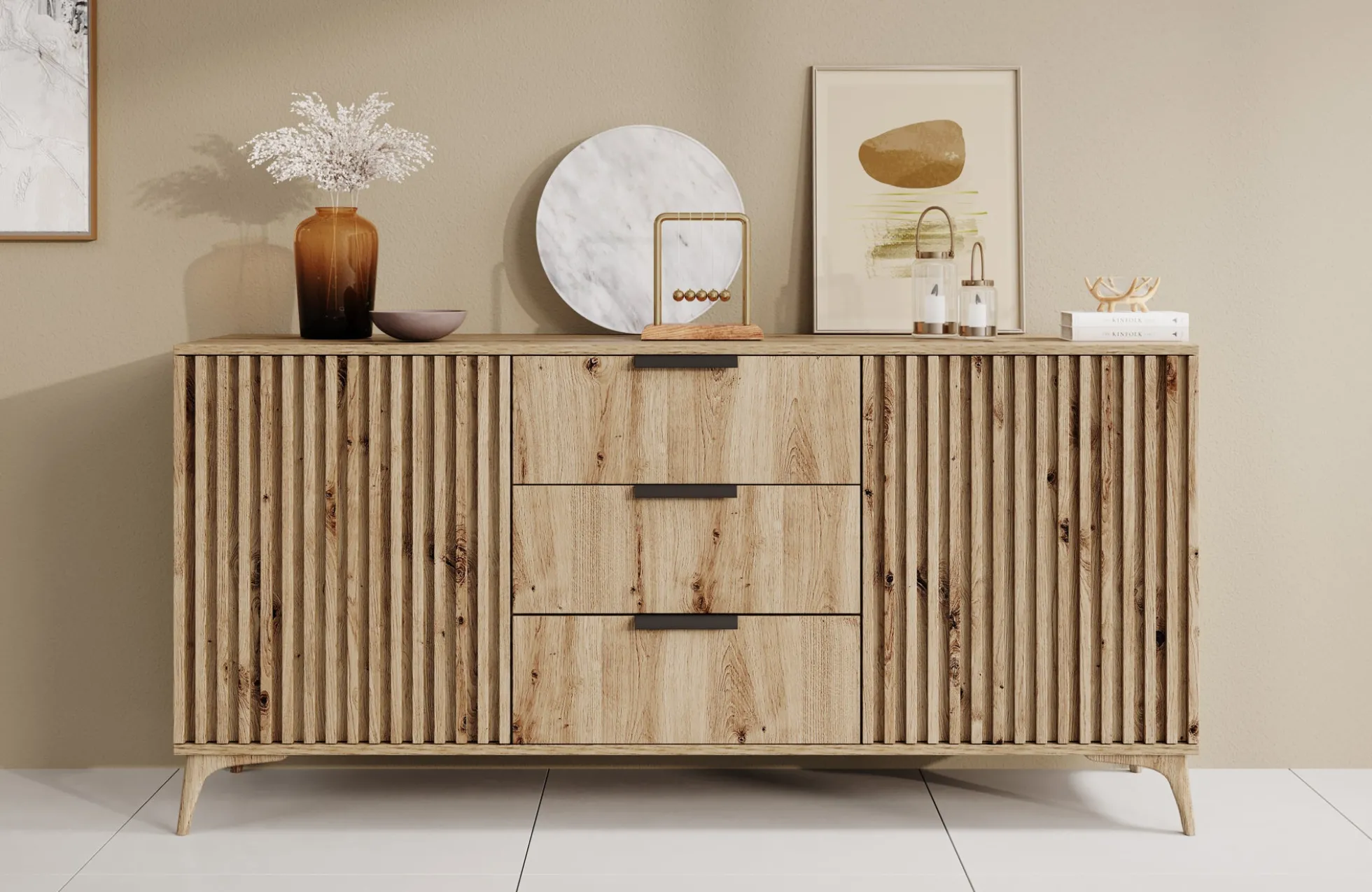 Evy - Dressoir - Eiken - 150x40x72 cm