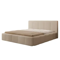Excalibur - Tweepersoonsbed - Teddystof beige - 180x200 cm