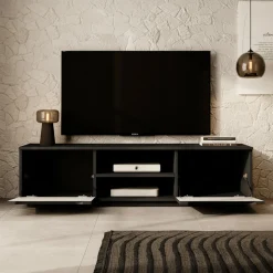 Fairmont - TV-Meubel - Mat zwart - 160 cm