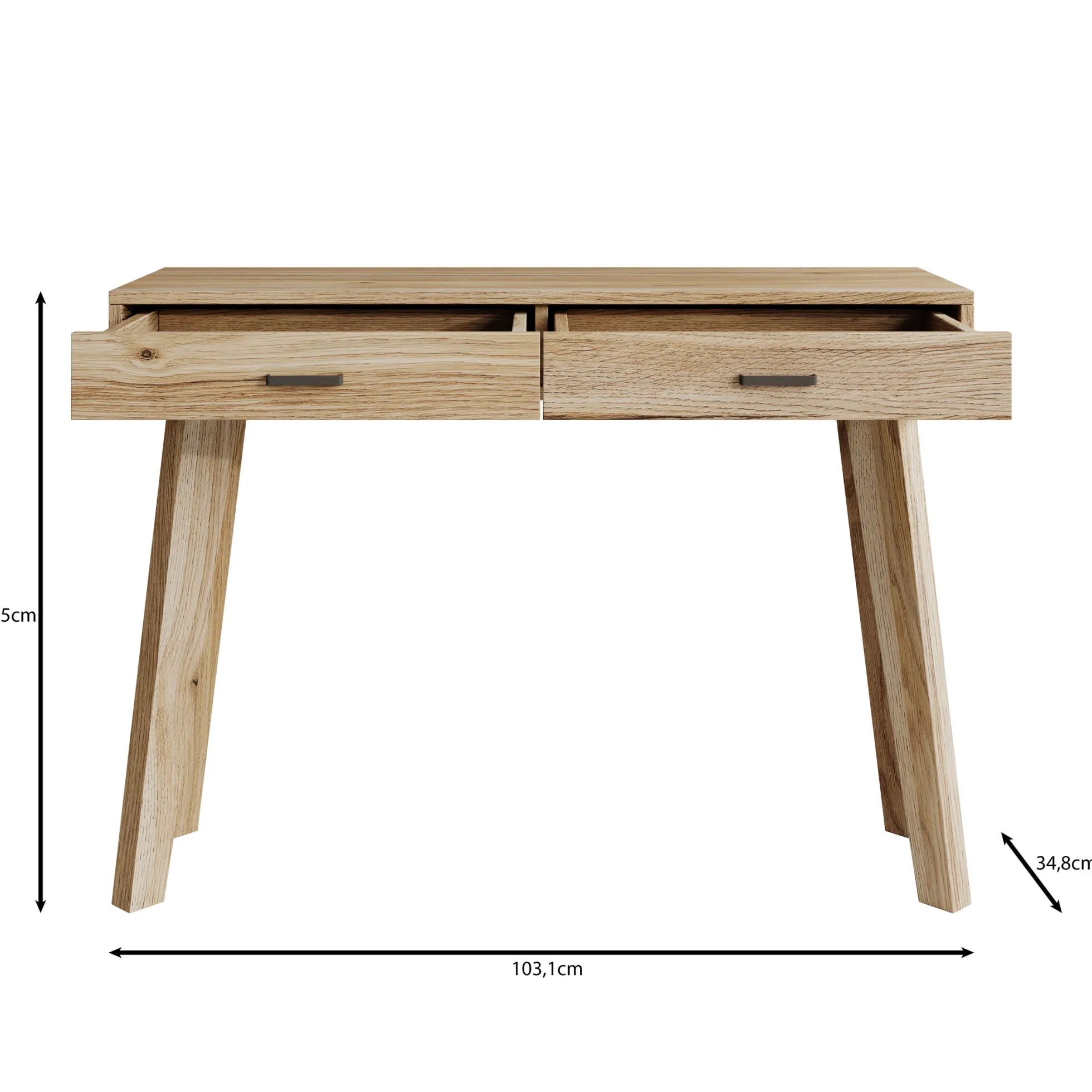 Falero - Kaptafel - Eikenpatroon - 103x35x75 cm