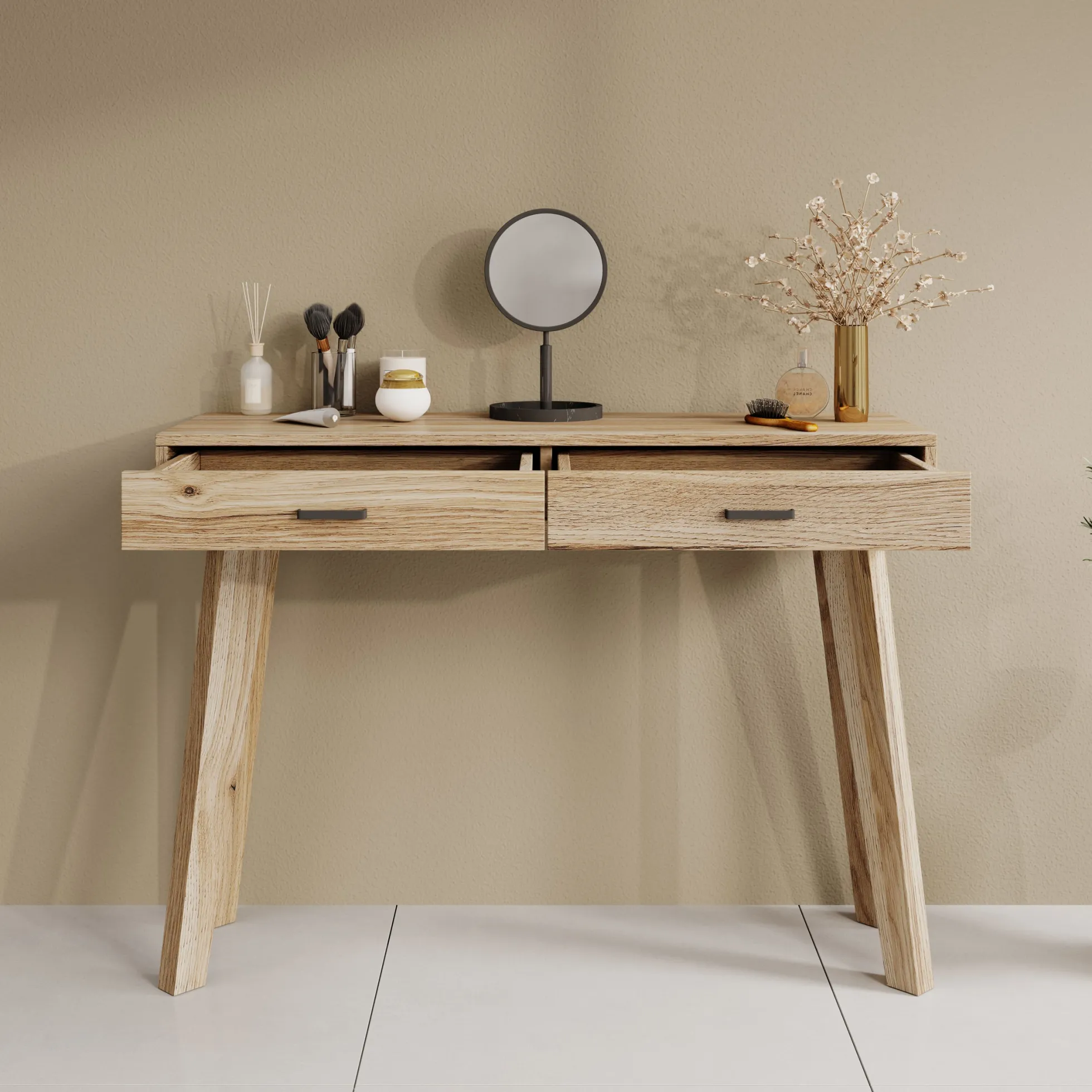Falero - Kaptafel - Eikenpatroon - 103x35x75 cm