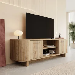 Falero - TV-Meubel - Eikenpatroon - 189x50x59 cm