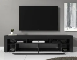 Fancy - TV-Meubel - Zwart - 200 cm