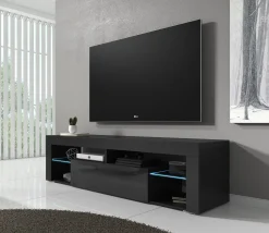 Fancy - TV-Meubel - Zwart - 140 cm